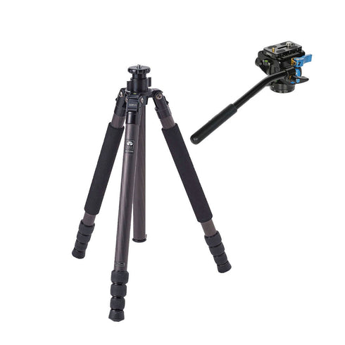 Sirui R-2204 hiilikuitujalusta + VA-5X videopää - kevyt jalustakitti