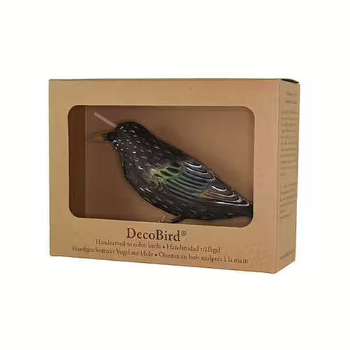 Decobird Kottarainen puinen koristelintu