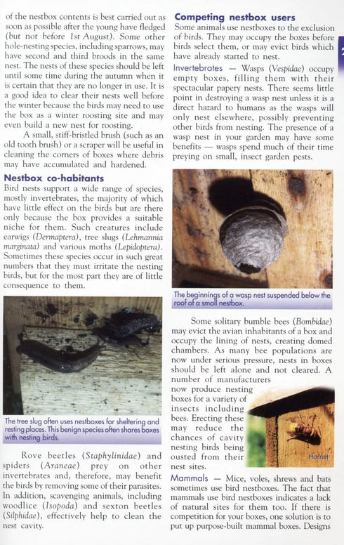 The BTO Nestbox Guide, linnunpönttö-opas - Chris du Feu 2003