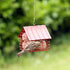 ruokinta, Wildlife Garden Cottage, Talipallosyöttölaite Mökkimalli punainen