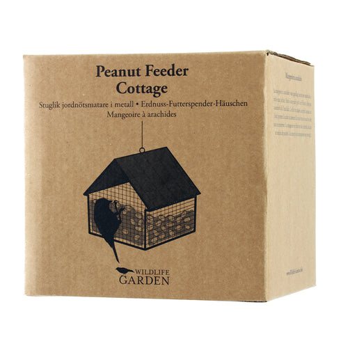 ruokinta, Wildlife Garden Cottage, pähkinäsyöttölaite Mökkimalli, 1,2 litraa Punainen
