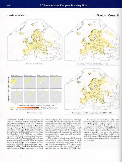 A Climatic Atlas of European Breeding Birds, Huntley 2007