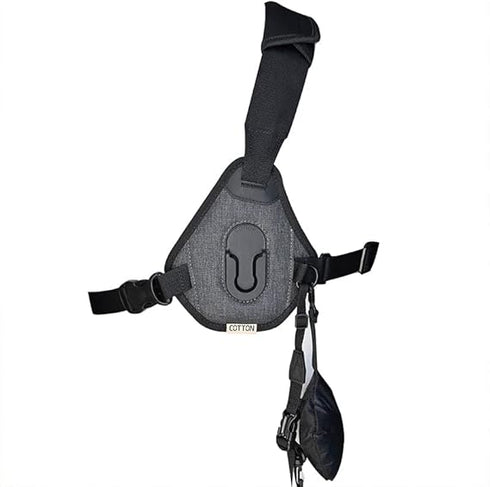 Cotton Skout G2 Sling Style Harness for Binoculars, Grey - kiikarivaljaat