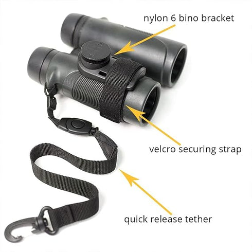 Cotton Skout G2 Sling Style Harness for Binoculars, Grey - kiikarivaljaat