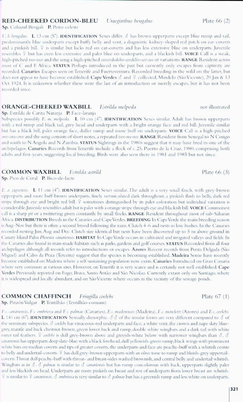 A Field Guide to the Birds of the Atlantic Islands: Canary Islands, Madeira, Azores, Cape Verde - Clarke, T. ym. 2006