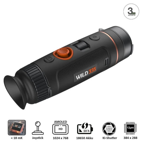 THERMTEC WILD 335 lämpökamera, 384x288, 35mm