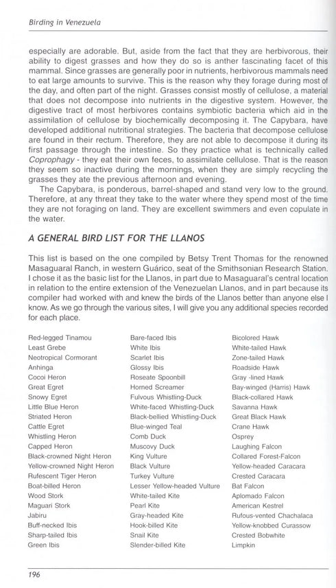 Birding in Venezuela - Mary Lou Goodwin 2003