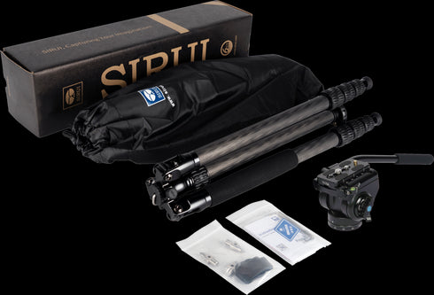 Sirui Traveler 7VC Carbon Tripod - hiilikuitujalusta + VA-5X videopää