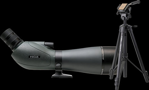 Focus Viewmaster ED 20-60x80 WP kaukoputki + Velbon 638 jalusta