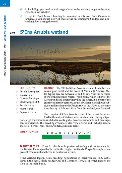 Where to Watch birds in Sardinia - Fozzi, I. ym. 2018