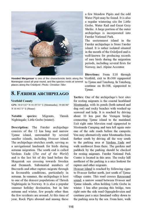 Birdwatcher's guide to Norway, 2nd Ed - Tveit 2024 - Norjan lintupaikka-opas