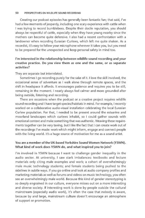 Perspectives on Wildlife Sound Recording, Mark Ferguson 2026