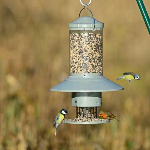 Wingscapes Auto Feeder Ruokinta-automaatti ajastimella. Vetoisuus 3,8 L.