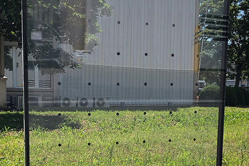 SEEN shiny -lintujen törmäyseste-nauha lasin ulkopintaan - 50m nauha