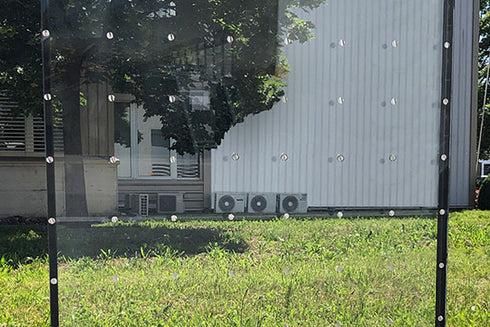 SEEN shiny -lintujen törmäyseste-nauha lasin ulkopintaan - 50m nauha