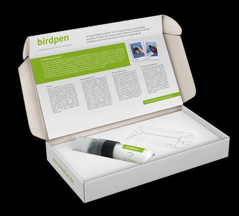 Birdpen Dr. Kolbe UV-kynä (ei puhdistusterää), jolla voi estää lintujen ikkunatörmäyksiä