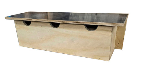 Linnunpönttö räystäspääskyille 3 pesää