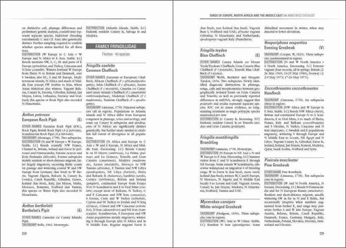 Birds of Europe, North Africa and the Middle East -Mitchell 2017