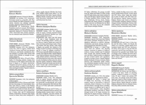 Birds of Europe, North Africa and the Middle East -Mitchell 2017