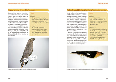 Extremely rare Birds in western Palearctic - Haas, M. 2012