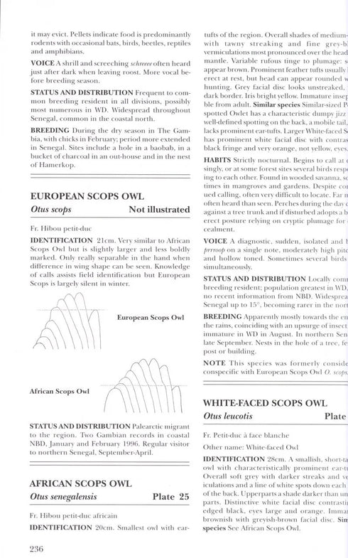 Field Guide to birds of the Gambia and Senegal - Barlow, C. & Wacher, T. 2007