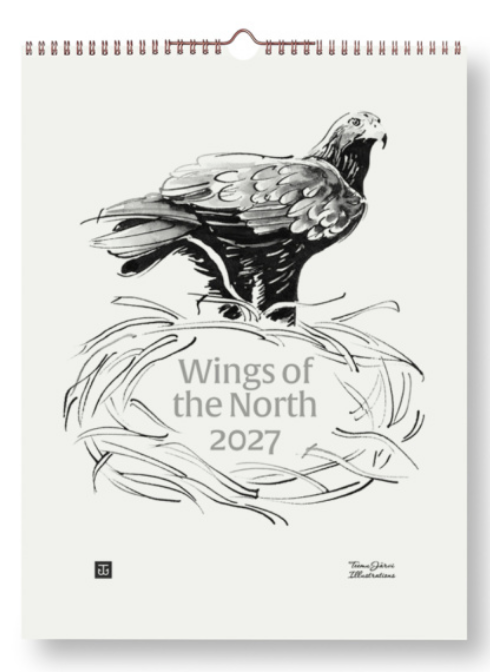 Seinäkalenteri 2027 - Wings of the North - Teemu Järvi
