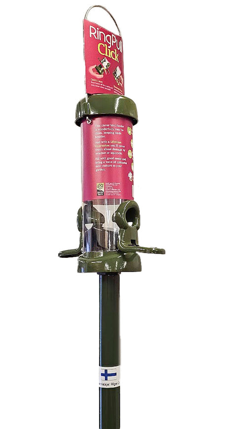 LVA - ruokintalaitteen metallitolppa - Tolppa putkimallisille ruokinta-automaateille