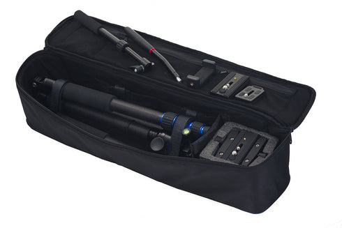 Meopta Carbon Fiber Tripod - hiilikuitujalusta ja videopää sekä kännykkä-adapteri