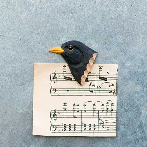 Jääkaappimagneetti Mustarastas WG