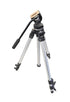 Manfrotto Professional Tripod 144 alumiinijalusta + Manfrotto 128 videopää - Käytetty
