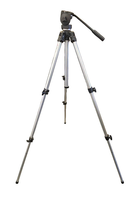 Manfrotto Professional Tripod 144 alumiinijalusta + Manfrotto 128 videopää - Käytetty