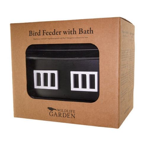 Multiholk Talomallinen ruokinta ja lintujen kylpypaikka, harmaa WG355