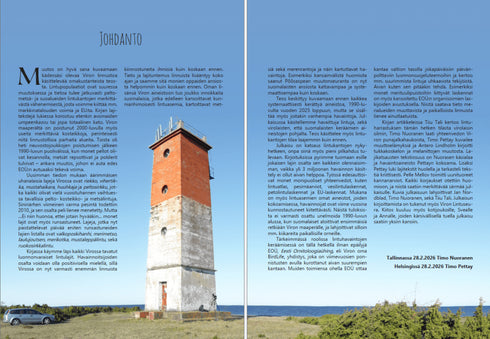 Viron linnusto, muutto ja pesintä – Nuoranen T. & Pettay T. 2026