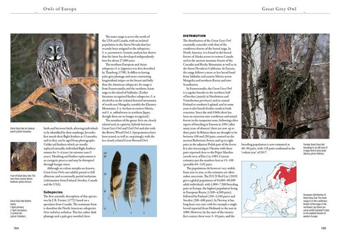 Owls of Europe - Biology, Identification and Conservation - Scherzinger, W. Mebs,T. 2024