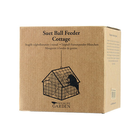 ruokinta, Wildlife Garden Cottage, Talipallosyöttölaite Mökkimalli musta