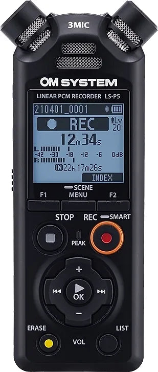 Olympus LS-P5 audiotallennin