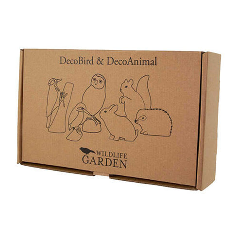 Decobird vihertikka puinen koristelintu