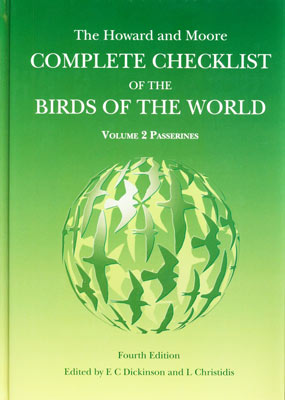 Howard & Moore Complete Checklist of the Birds of the World, 4. painos 2. osa - Edward C. Dickinson ym. 2014