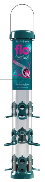 Ruokinta Flo Festival large, lintujen ruokintalaite 9 ruokintaporttia