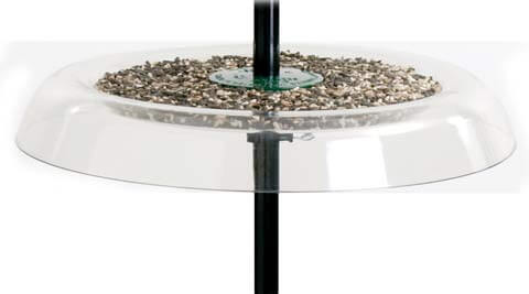 Droll Yankees Giant Seed Tray and Squirrel Guard-lautanen, estää oravia ja rottia pääsemästä ruokinnalle. Halkaisija 47cm