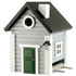 Talomallinen ruokinta ja linnunpönttö, harmaa, WG119 - lentoaukko 32mm