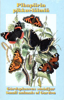 Pihapiirin pikkueläimiä pelikortit