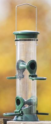 Ruokinta Defender 25,4 cm pienille siemenille (4 syöttöaukkoa)