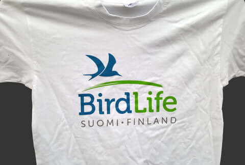 BirdLife T-paita valkoinen, koko XXL
