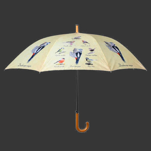 Lintuaiheinen sateenvarjo, vaaleankellertävä TP310