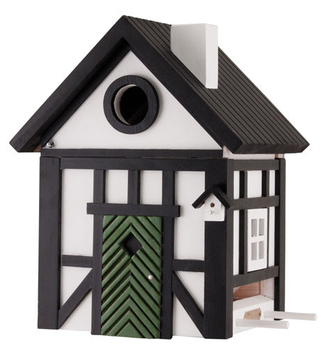 Talomallinen ruokinta ja linnunpönttö, alppimaja, WG109 - lentoaukko 32mm