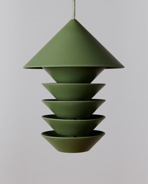 Ruokinta Bird silo - lintulauta, vihreä